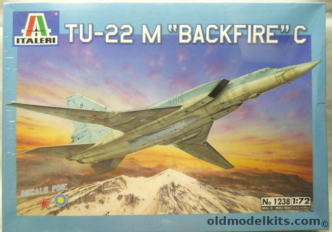Italeri 1/72 TU-22M Backfire C - (Tu-22 M), 1238
