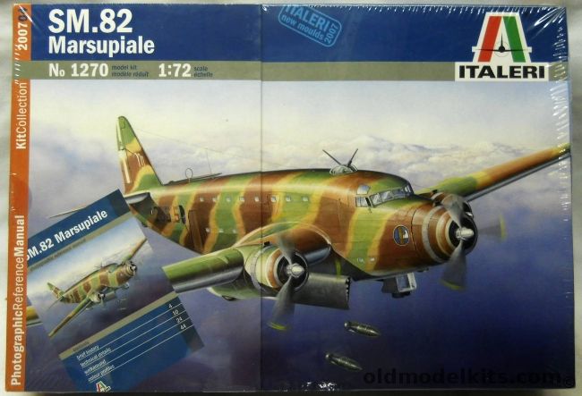 Italeri 1/72 Sm-82 Marsupiale, 1270 plastic model kit