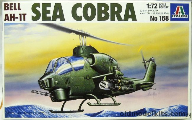 Italeri 1/72 TWO Bell AH-1T Sea Cobra, 168 plastic model kit