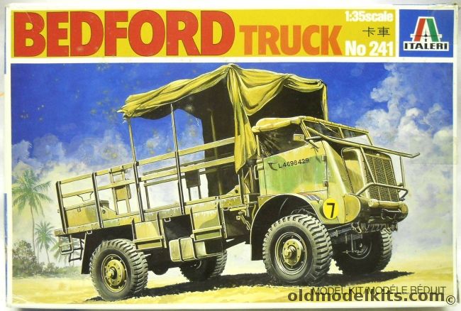 Italeri 1/35 Bedford QL Truck, 241 plastic model kit