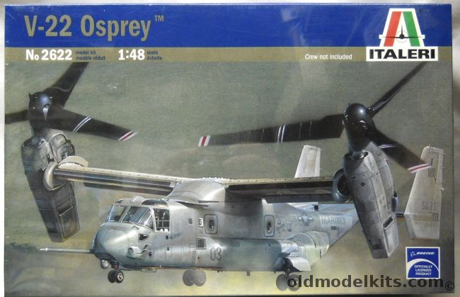Italeri 1/48 V-22 Osprey, 2622 plastic model kit