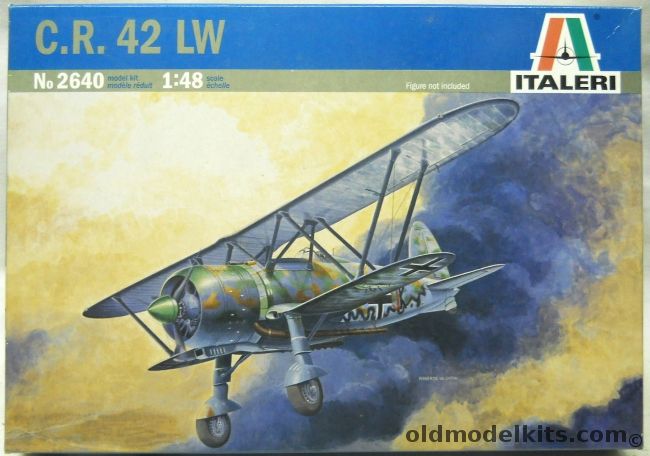 Tamiya 1/48 Fiat CR-42 LW - Luftwaffe Night Attacker - Turin Italy April 1944, 2640 plastic model kit