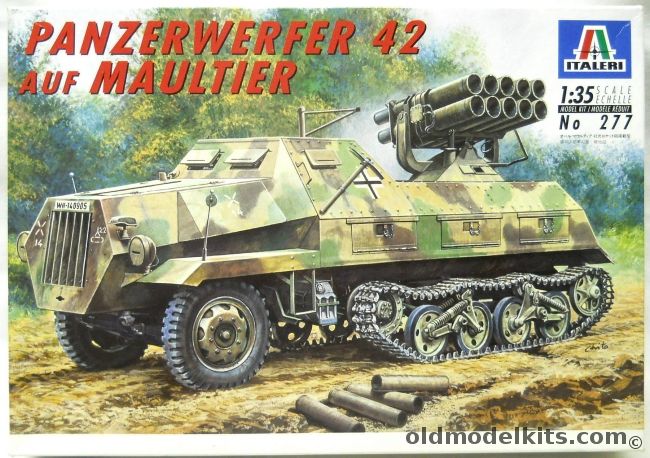 Italeri 1/35 Panzerwerfer 42 Auf Maultier, 277 plastic model kit