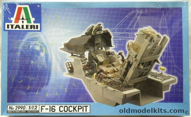 Italeri 1/12 F-16 Falcon Cockpit, 2990 plastic model kit