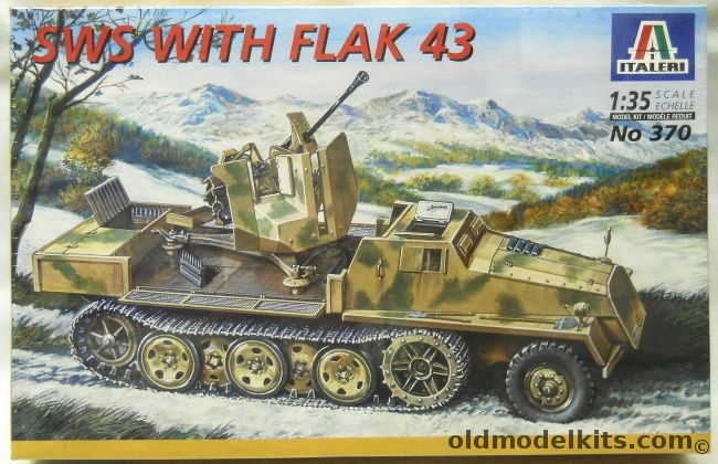 Italeri 1/35 SWS With Flak 43, 370 plastic model kit