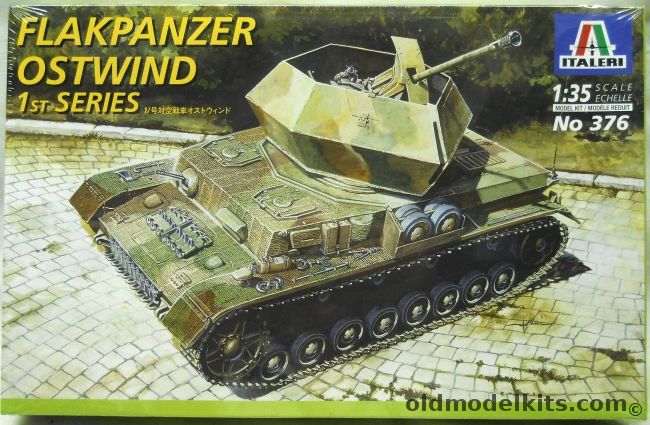 Italeri 1/35 Flakpanzer Ostwind - 1st Series, 376 plastic model kit