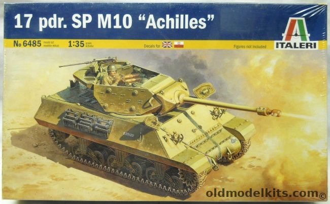 Italeri 1/35 17 pdr SP M10 Achilles - Tank Destroyer, 6485 plastic model kit