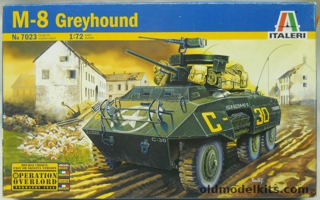 Italeri 1/72 TWO M-8 Greyhound - With Booklet, 7023 plastic model kit