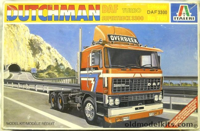 Italeri 1/24 Dutchman DAF Turbo Supertruck 3300, 760 plastic model kit