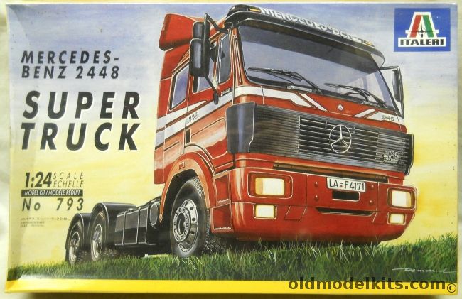 Italeri 1/24 Mercedes-Benz 2448 Super Truck, 793 plastic model kit