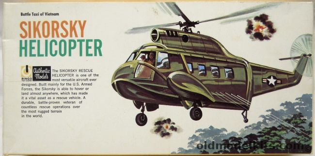 ITC 1/51 Sikorsky Helicopter S-62, C552-100 plastic model kit