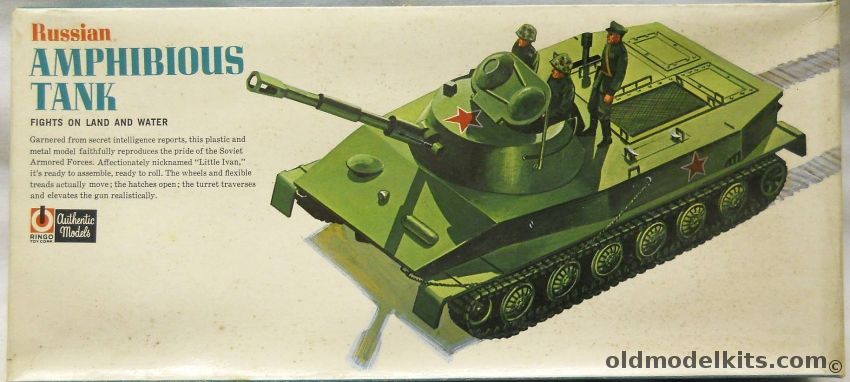 ITC 1/32 Russian PT-76 Amphibious Tank - Ringo Issue, C-583-200 plastic model kit