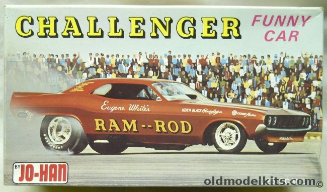 Jo-Han 1/25 Challenger Funny Car - Ram Rod, GC-1500-200 plastic model kit