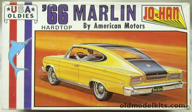 Jo-Han 1/25 1966 Marlin By American Motors - (66 AMC Marlin), C-3666 plastic model kit