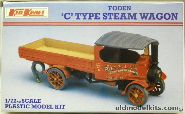 KeilKraft 1/72 Foden C Type Steam Wagon, K303 plastic model kit