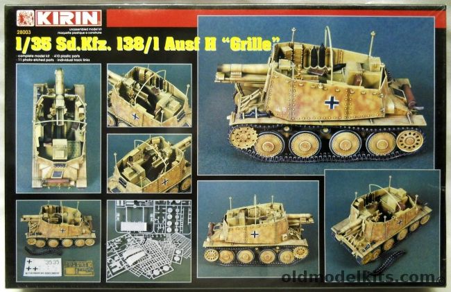Kirin 1/35 Sd.Kfz. 138/I Ausf H Grille, 28003 plastic model kit