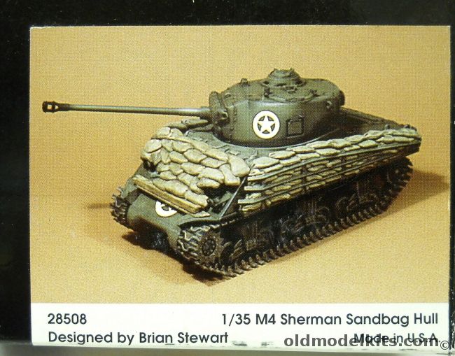 Kirin 1/35 M4 Sherman Sandbag Hull - Conversion Kit, 28508 plastic model kit