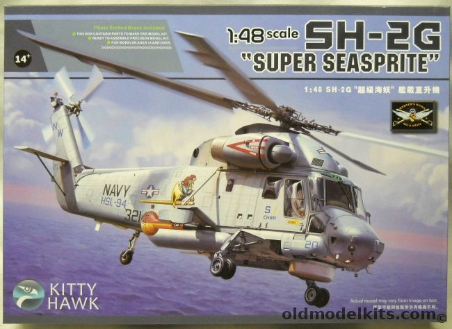 Kitty Hawk 1/48 SH-2G Super Seasprite - Royal New Zealand Navy RNZN / Polish Navy / Egyptian Navy, KH80126 plastic model kit