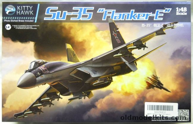 Kitty Hawk 1/48 Su-35 Flanker-E - Su-355 Red 05 / Russia Su-35 Red 31 / Russia Su-35BM No.902 / China Su-35 Flight Test and Training Center / Chinese Air Force Su-35, KH80142 plastic model kit