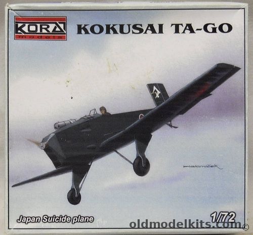 Kora 1/72 Kokusai Ta-Go - Japan Suicide Plane, 7233 plastic model kit
