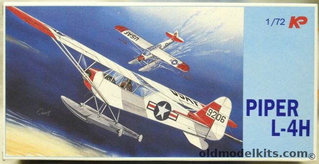 KP 1/72 TWO Piper L-4H With Floats - USAF, 32 plastic model kit