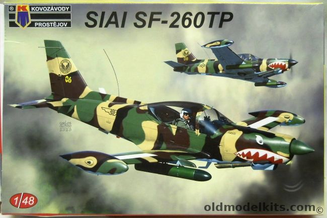 KP 1/48 SIAI SF-260TP - United Arab Emirates Air Force UAE / Sri Lanka Air Force / Philippine Air Force, KPM4814 plastic model kit