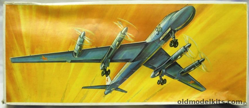 KVZ 1/100 Tu-20 Bear - Tu-95 USSR, 1524 plastic model kit