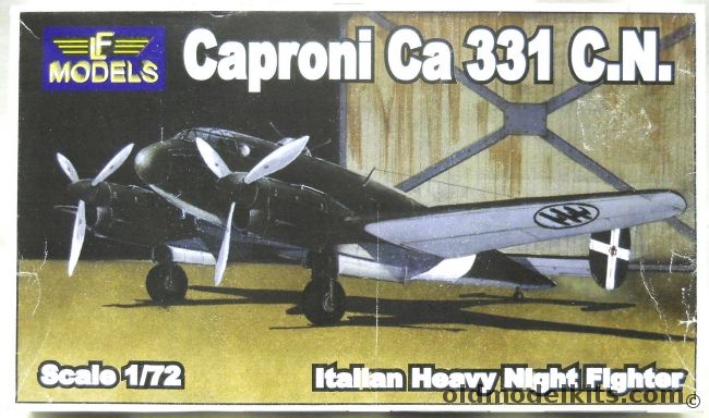 LF Models 1/72 Caproni Ca-331 C.N. - Italian Heavy Night Fighter, 7251 plastic model kit