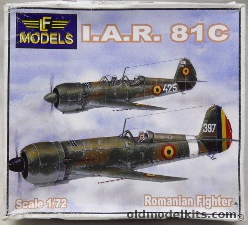 LF Models 1/72 IAR 81C Romanian Fighter, 7201 plastic model kit