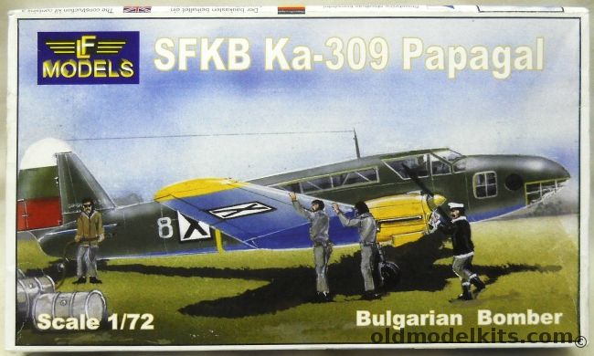 LF Models 1/72 SFKB Ka-309 Papagal - Bulgarian Bomber, 7224 plastic model kit