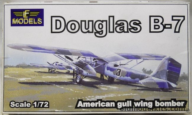 LF Models 1/72 Douglas B-7 - American Gull Wing Bomber, 7263 plastic model kit