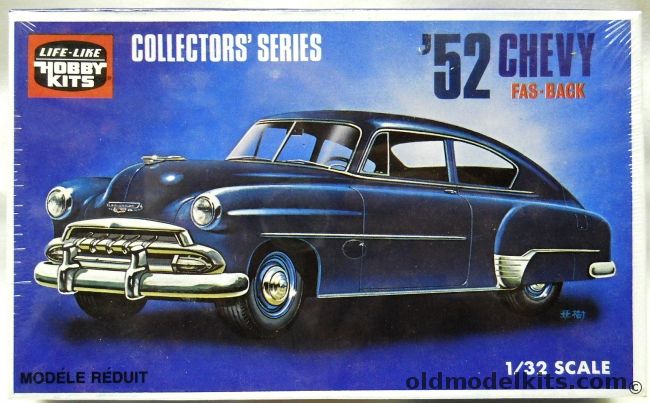 Lilfe-Like 1/32 Chevrolet 1952 Fas-back - (Fastback) Two Door Sedan - (ex Pyro), 09293 plastic model kit