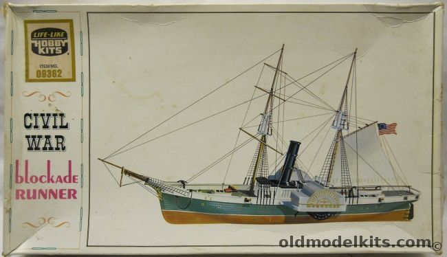 Life-Like 1/124 Civil War Blockade Runner - (Cutter Lavinia) (ex Pyro), 09362 plastic model kit