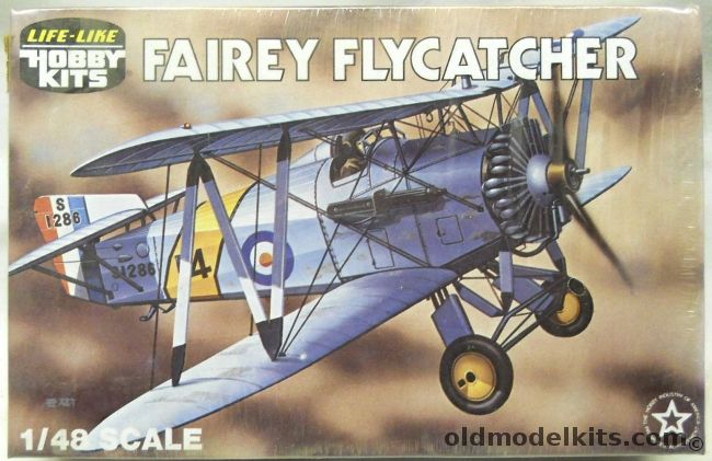 Life-Like 1/48 Fairey Flycatcher - Biplane Fighter, 09610 plastic model kit