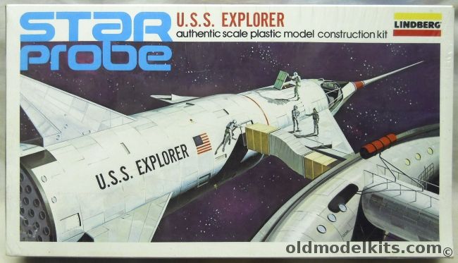 Lindberg 1/200 Star Probe USS Explorer Space Ship, 1149 plastic model kit