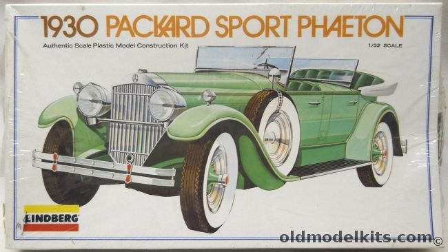 Lindberg 1/32 1930 Packard Sport Phaeton, 2102 plastic model kit