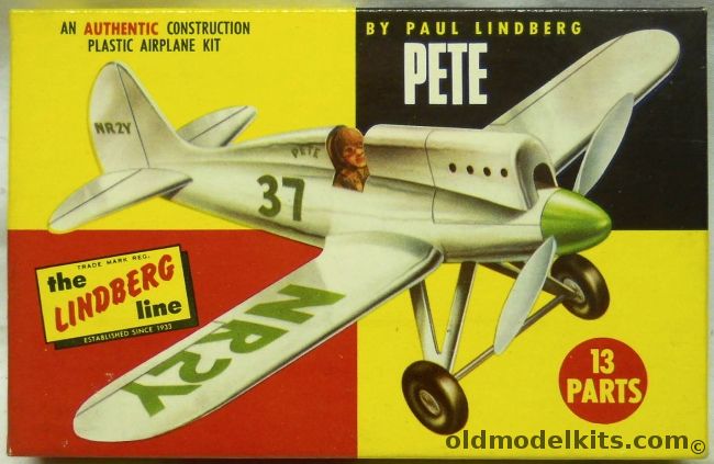 Lindberg 1/48 Benny Howards Pete - 1930s Thompson Trophy Racer, 401-29 plastic model kit