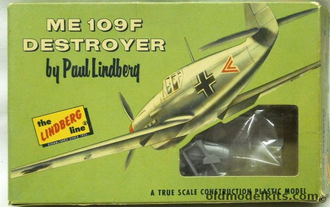 Lindberg 1/72 Me-109F Destroyer - Cellovision Issue - Bf-109F, 415-29 plastic model kit