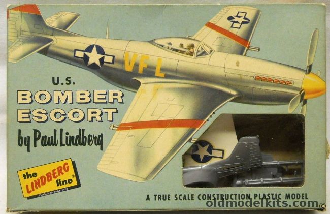 Lindberg 1/72 US Bomber Escort P-51D Mustang - Cellovision, 417-29 plastic model kit
