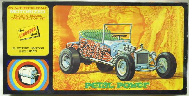 Lindberg 1/27 Petal Power - 1925 Ford T Roadster Custom, 6107M-150 plastic model kit