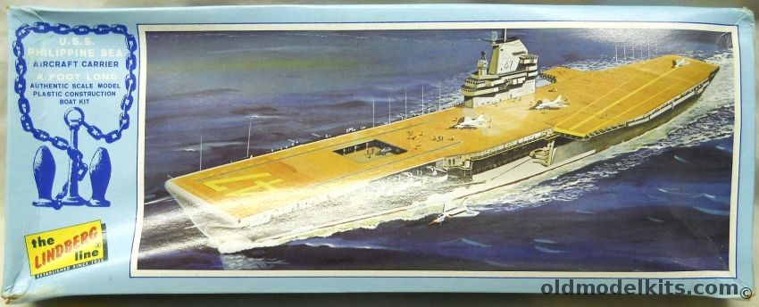 Lindberg 1/888 USS Philippine Sea CV-47 Aircraft Carrier, 790 plastic model kit