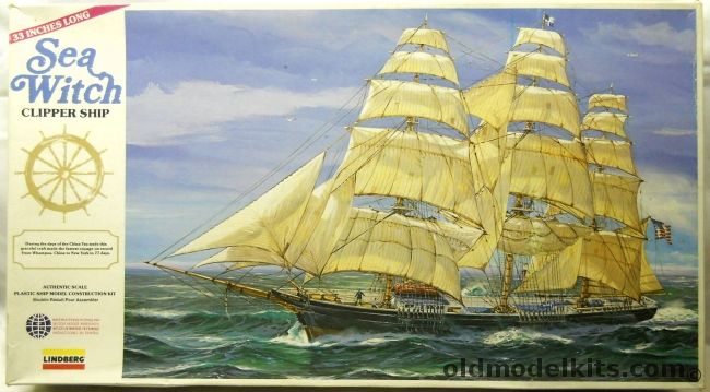 Lindberg 1/96 Sea Witch Clipper Sailing Ship - (ex Marx), 813 plastic model kit