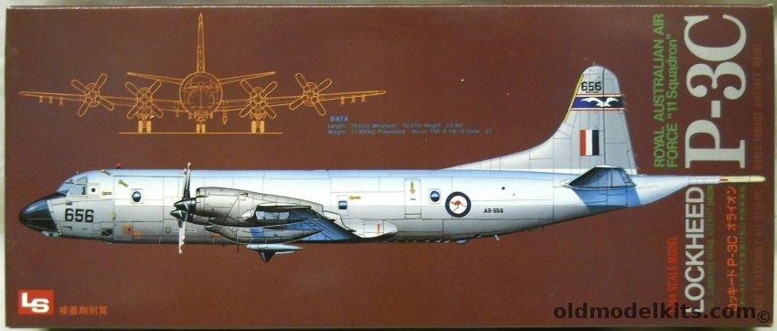 LS 1/144 Lockheed P-3C Orion RAAF - 11th Squadron Royal Australian Air Force, E7 plastic model kit