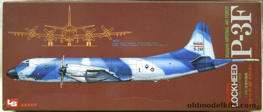 LS 1/144 Lockheed P-3F Orion - Iranian Imperial Air Force, E8 plastic model kit