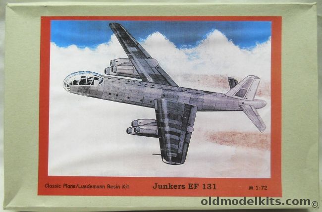 Luedemann 1/72 Junkers EF-131 Jet Bomber - Classic Plane plastic model kit