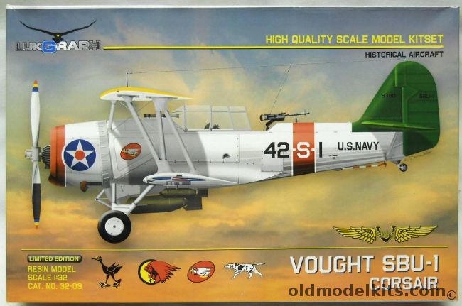 Lukgraph 1/32 Vought SBU-1 Corsair - Scout Bomber, 32-09 plastic model kit