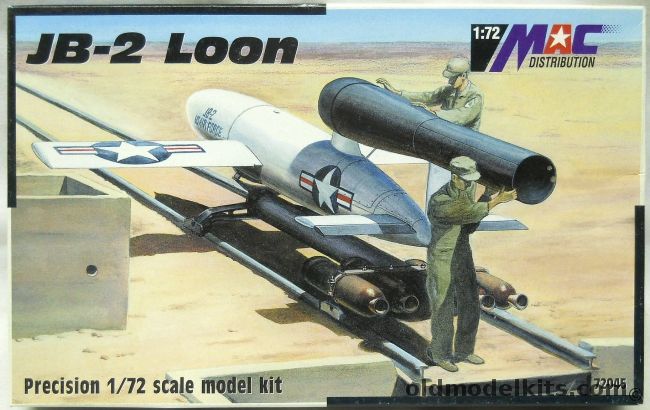 MAC Distribution 1/72 JB-2 Loon - With Launcher - LTV-N-2  V-1 Copy, 72045 plastic model kit