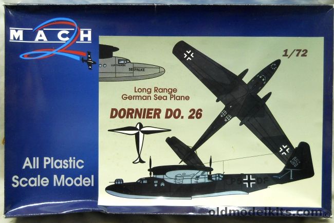 Mach 2 1/72 Dornier Do-26 Seeadler - Civil 'Seefalke' or Military, MC0016 plastic model kit