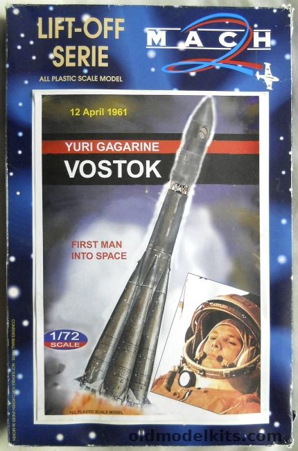 Mach 2 1/72 Yuri Gagarine Vostok - First Man Into Space, MCL0013 plastic model kit