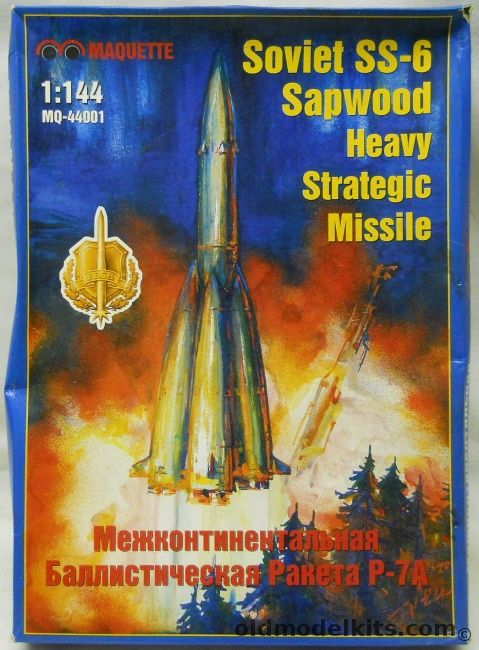 Maquette 1/144 Soviet SS-6 Sapwood Heavy Strategic Missile - ICBM, MQ-44001 plastic model kit